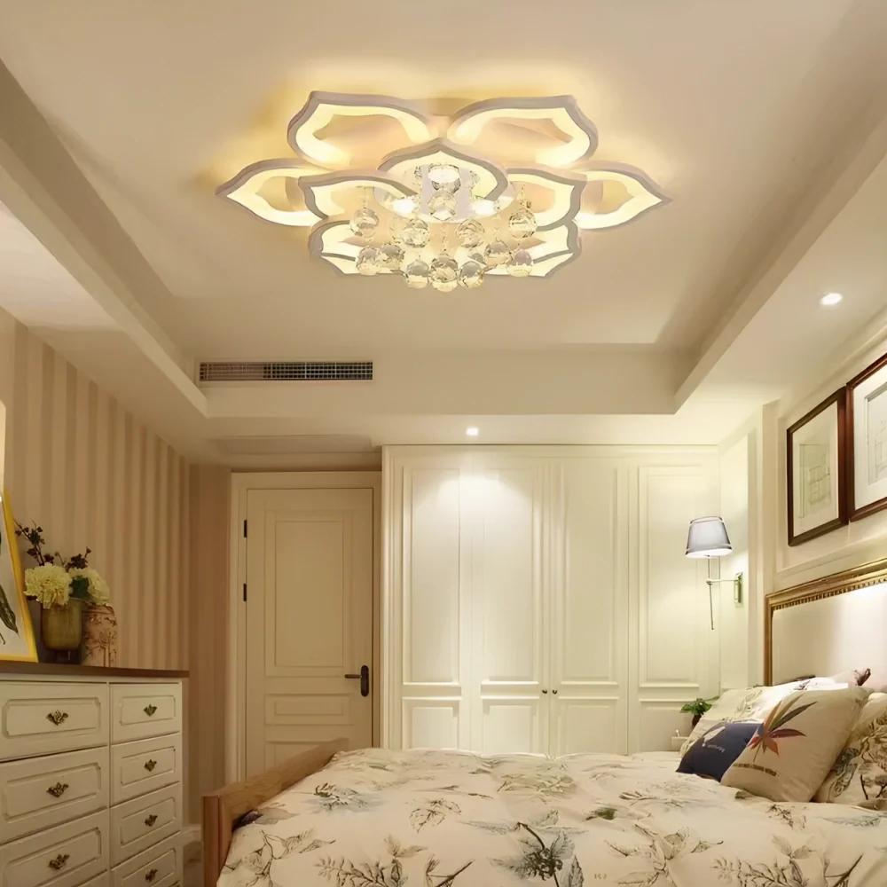 Lotus™ Candeeiro de teto em cristal