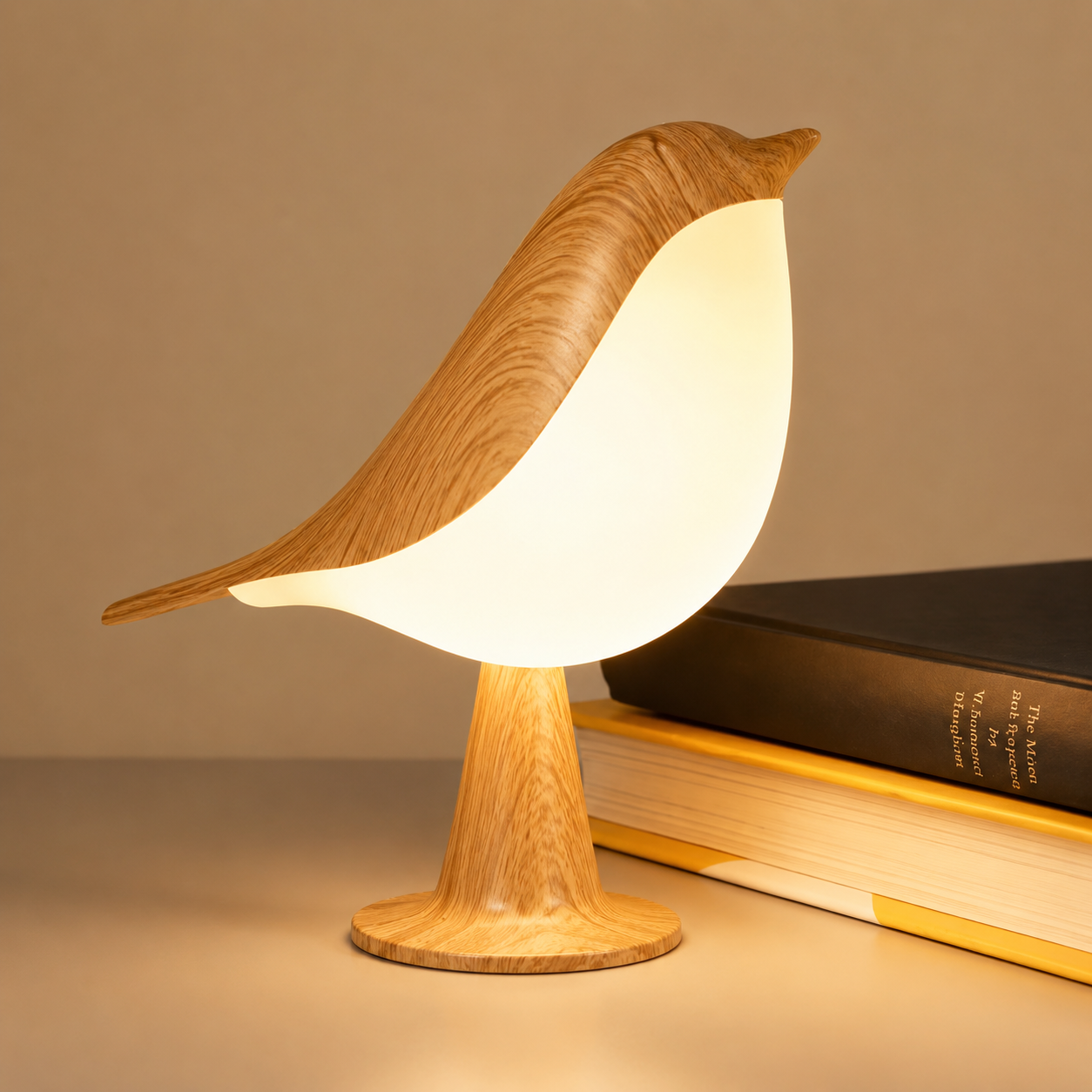 Bird-Luminária LED em formato de pássaro com controle por toque