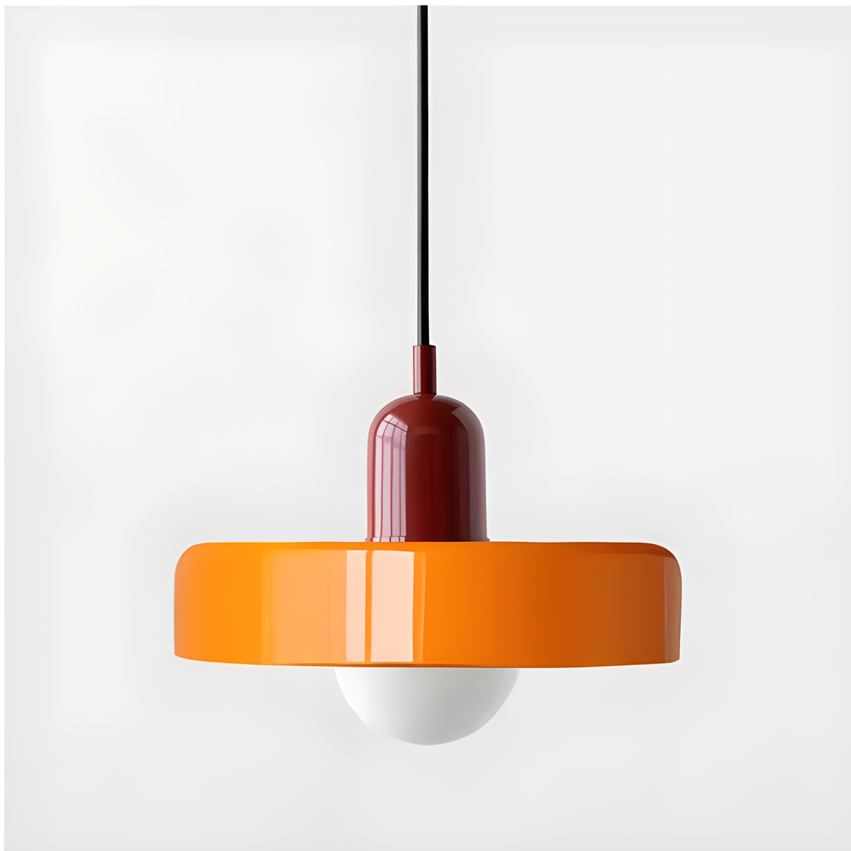 Kalle - Candeeiro suspenso de vidro para sala e cozinha, mobiliário Bauhaus