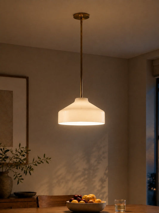 Candeeiro suspenso metálico Hanton Nordic Morandi – luminária minimalista nórdica