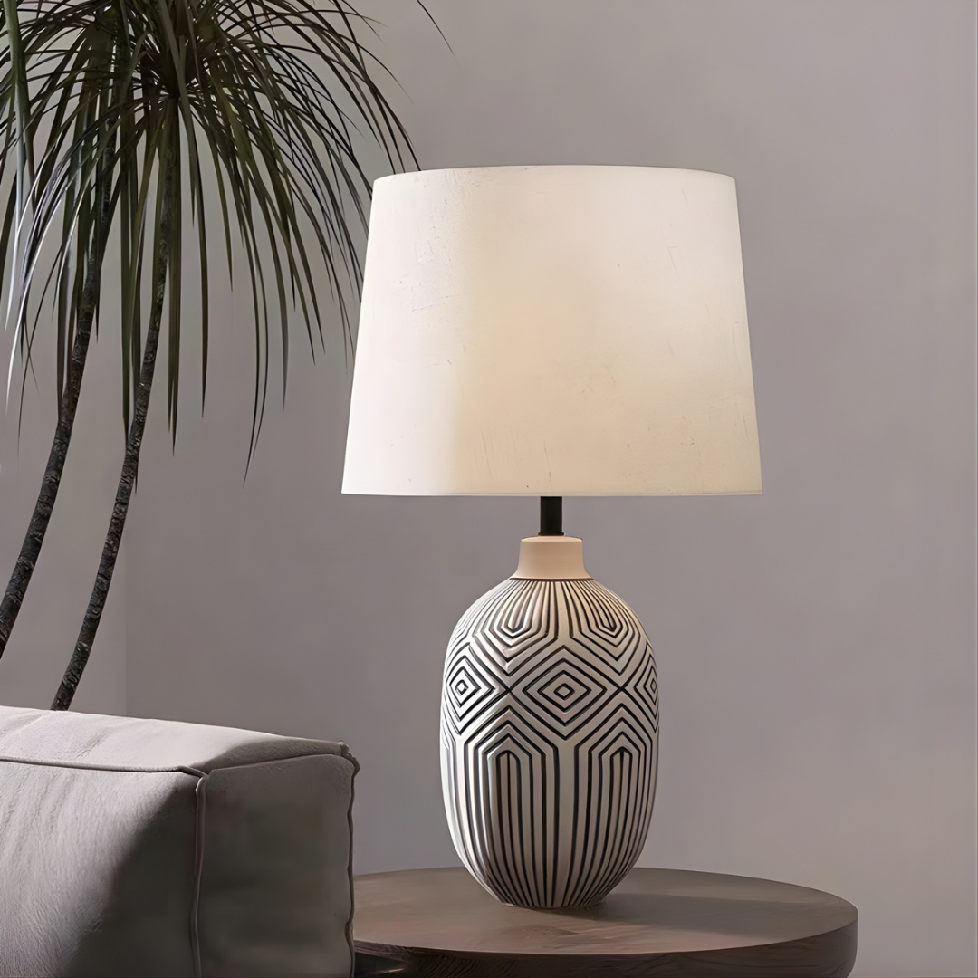Candeeiro de mesa Aveline  para sala e quarto
