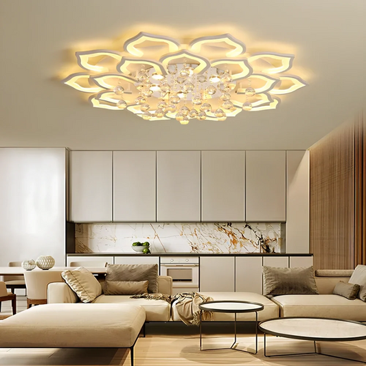 Lotus™ Candeeiro de teto em cristal