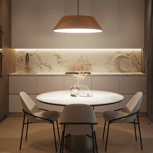 Candeeiro de teto Dahlia para sala ou quarto, moderno e minimalista