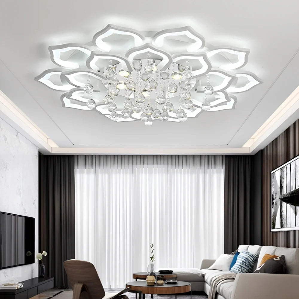 Lotus™ Candeeiro de teto em cristal