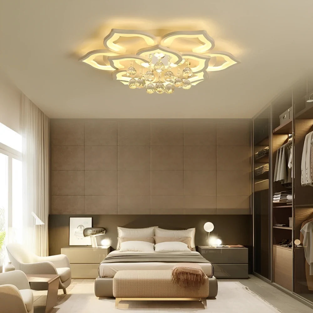 Lotus™ Candeeiro de teto em cristal