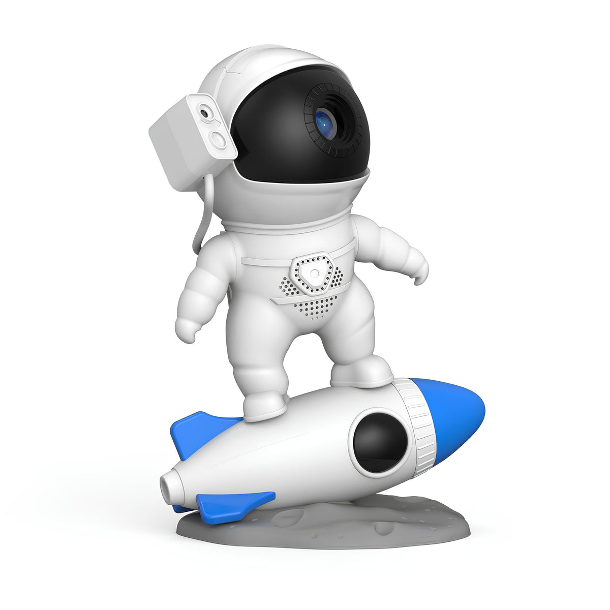 Projetor de luz em forma de astronauta
