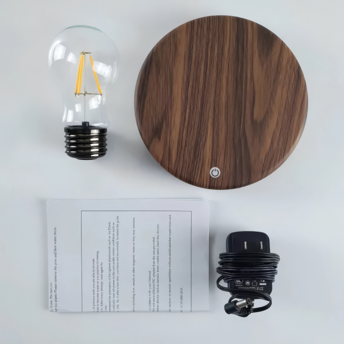 Candeeiro de mesa LED Flutuante Lysa com Levitação Magnética