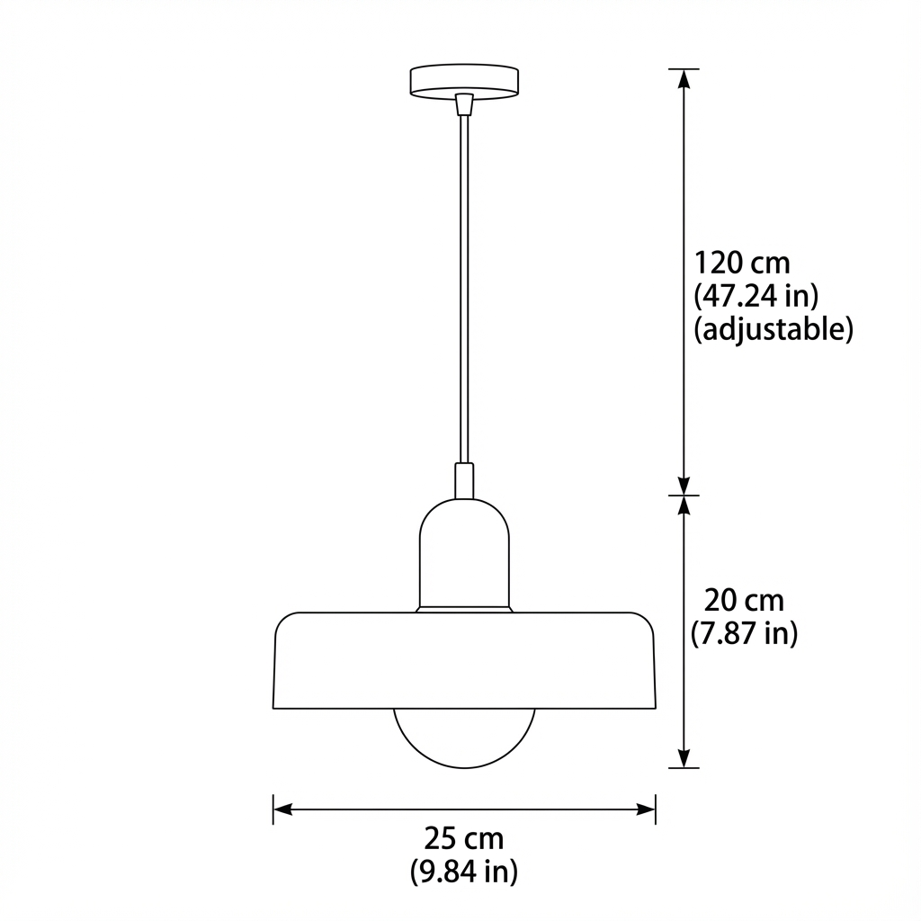 Kalle - Candeeiro suspenso de vidro para sala e cozinha, mobiliário Bauhaus