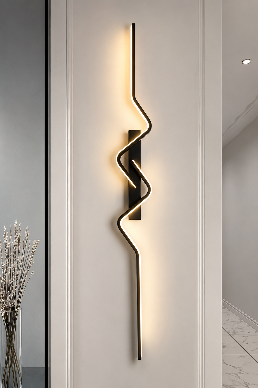 (Lidia) Luminaria de parede moderna LED