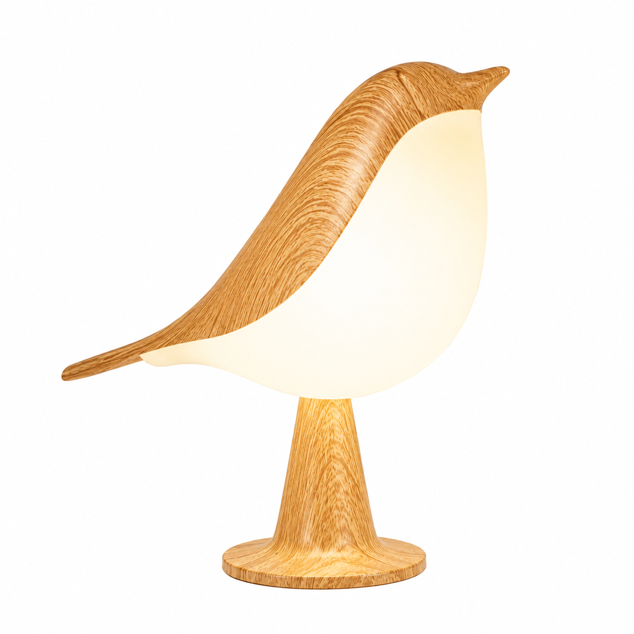 Bird-Luminária LED em formato de pássaro com controle por toque