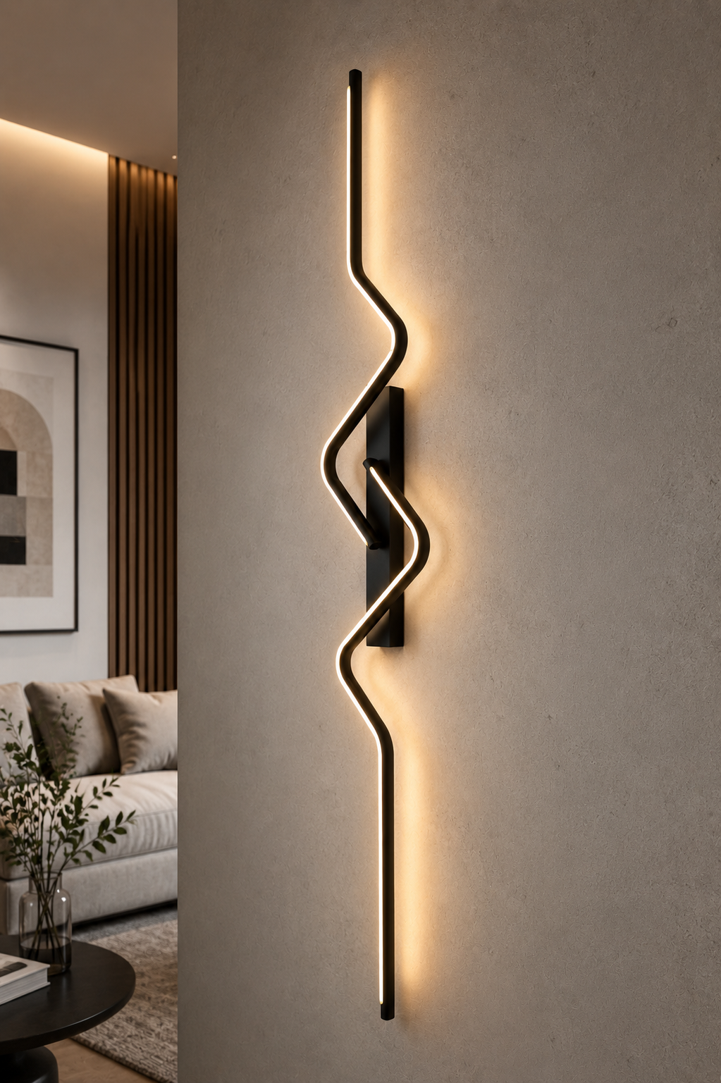 (Lidia) Luminaria de parede moderna LED