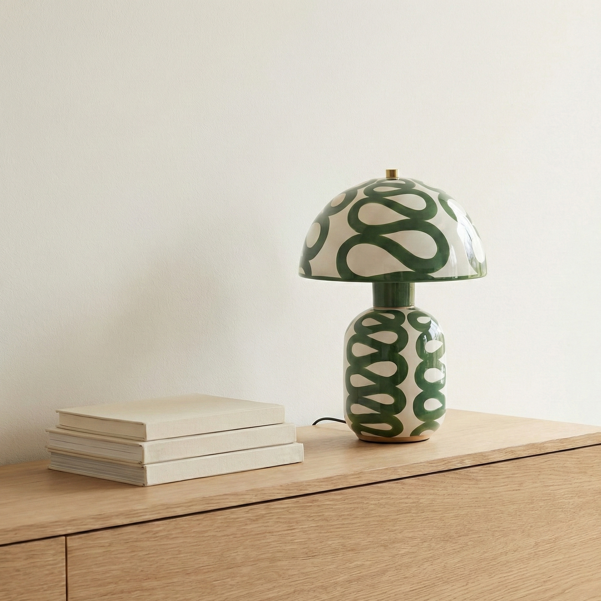 Candeeiro de mesa Rundale para sala ou quarto, moderno e minimalista