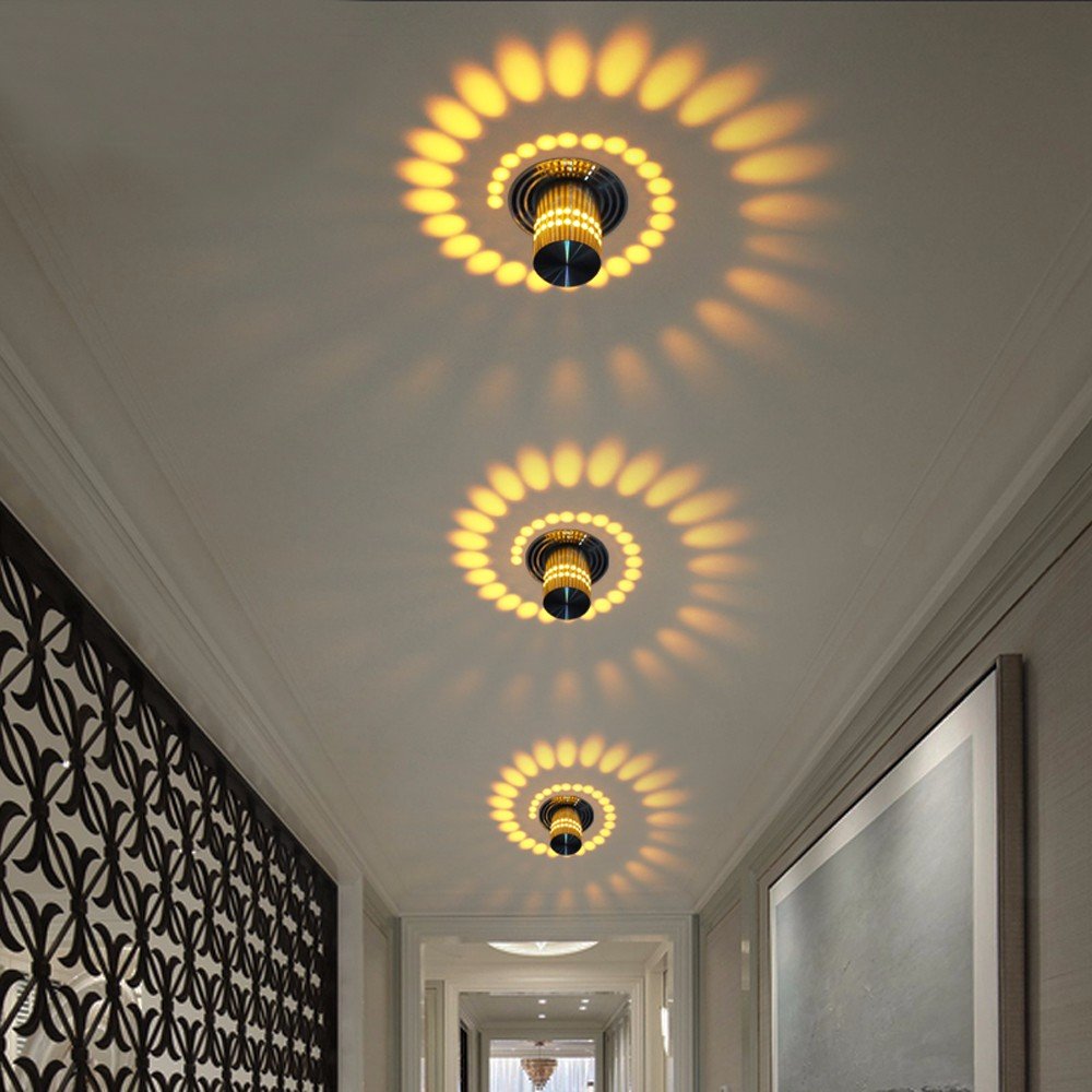 Luz de teto em espiral