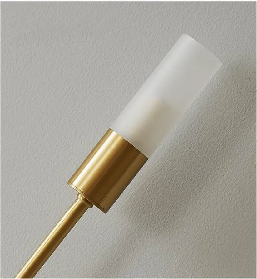 Candeeiro de Parede Excelis Dourado Moderno com Design em U para quarto ou sala