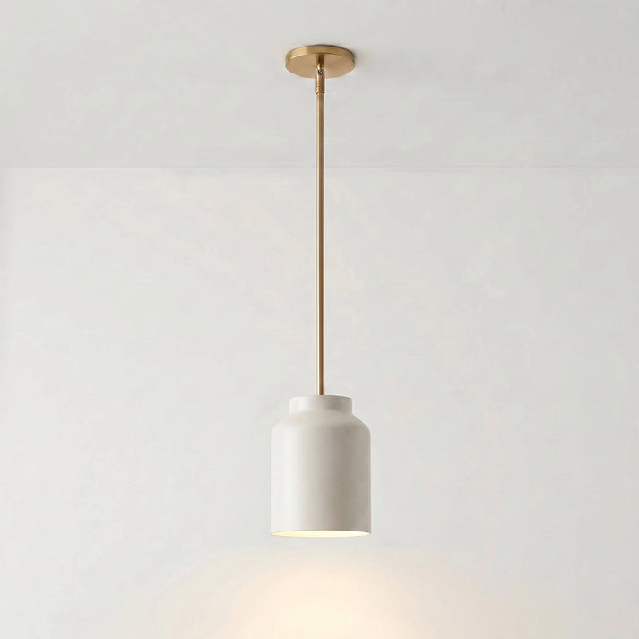 Candeeiro suspenso metálico Hanton Nordic Morandi – luminária minimalista nórdica