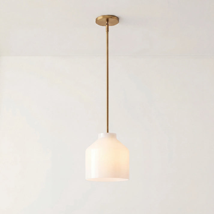Candeeiro suspenso metálico Hanton Nordic Morandi – luminária minimalista nórdica