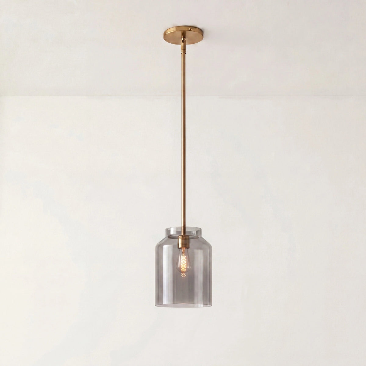 Candeeiro suspenso metálico Hanton Nordic Morandi – luminária minimalista nórdica