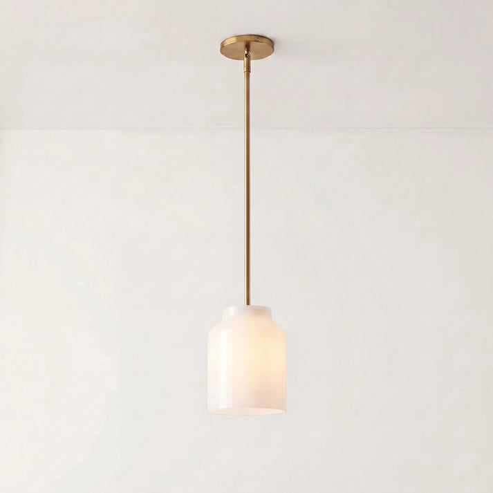 Candeeiro suspenso metálico Hanton Nordic Morandi – luminária minimalista nórdica