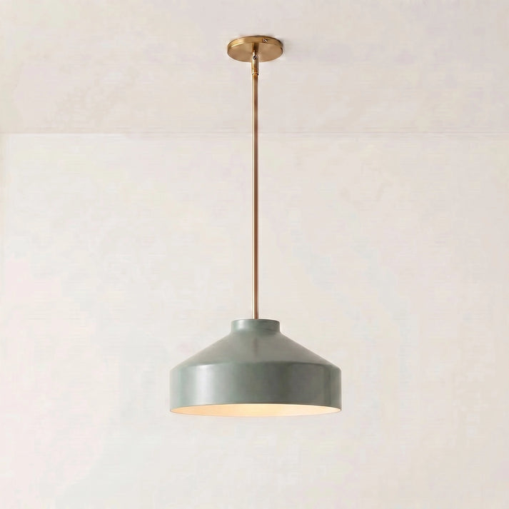 Candeeiro suspenso metálico Hanton Nordic Morandi – luminária minimalista nórdica