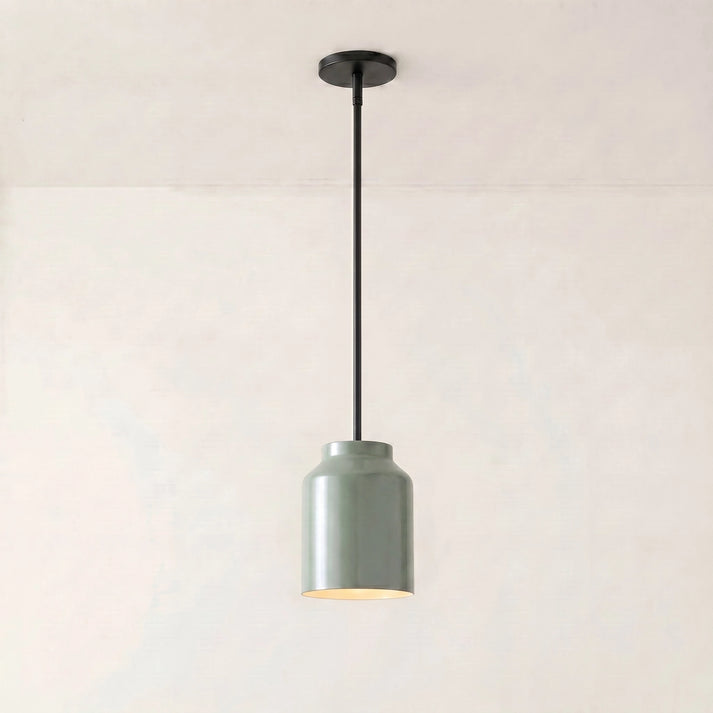 Candeeiro suspenso metálico Hanton Nordic Morandi – luminária minimalista nórdica