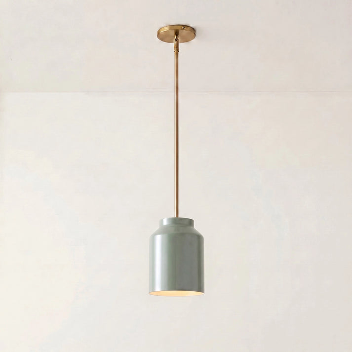Candeeiro suspenso metálico Hanton Nordic Morandi – luminária minimalista nórdica