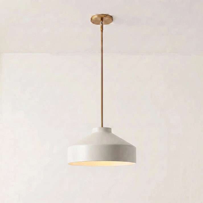 Candeeiro suspenso metálico Hanton Nordic Morandi – luminária minimalista nórdica