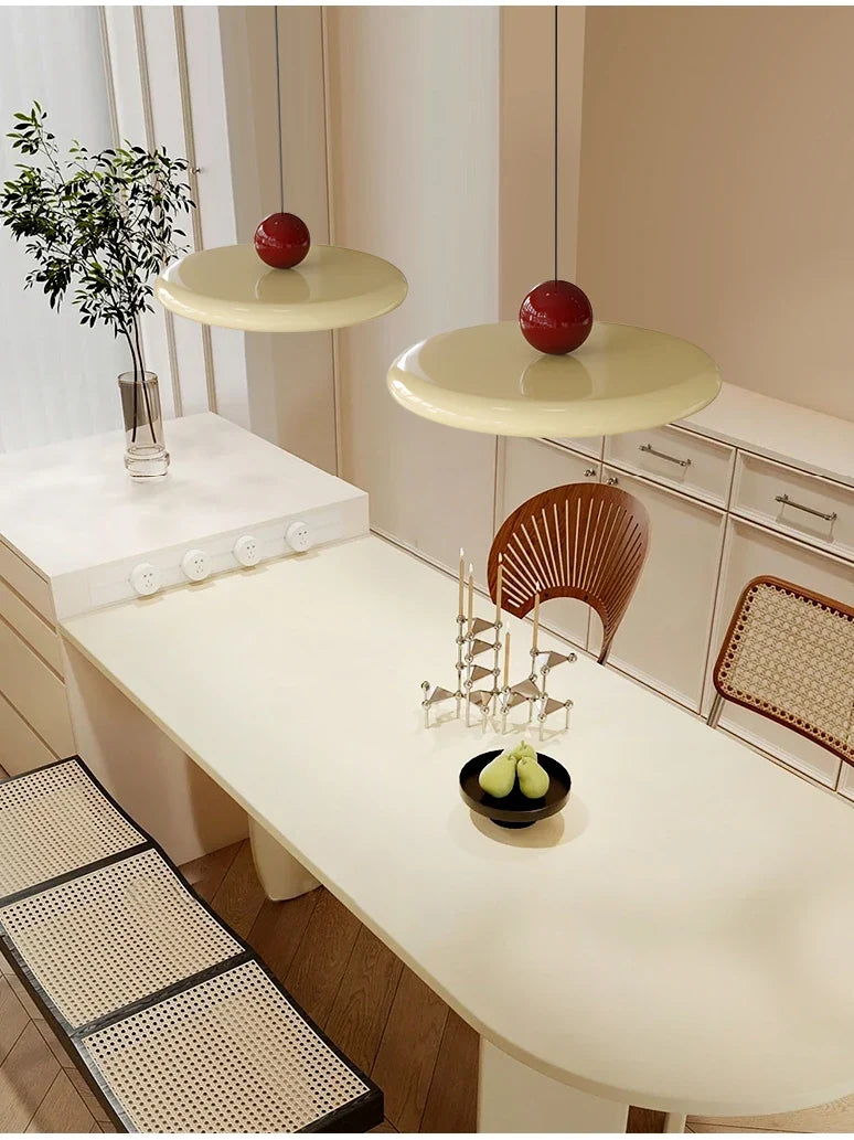 Veya – Candeeiro suspenso para sala, quarto ou cozinha colorido de estilo Bauhaus