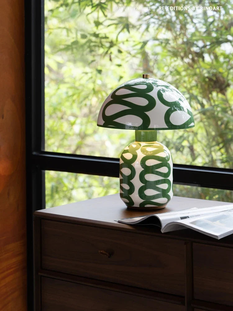 Candeeiro de mesa Rundale para sala ou quarto, moderno e minimalista