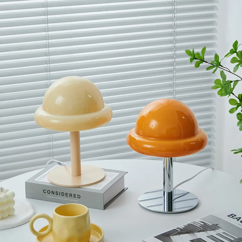 Teodor – Candeeiro de mesa em forma de cogumelo para sala e quarto