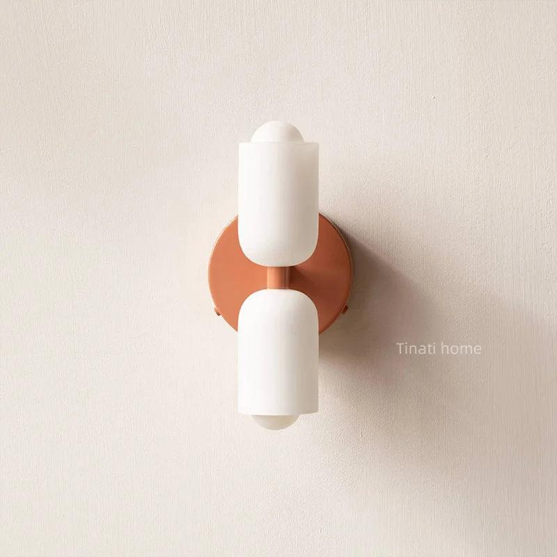 Candeeiro de parede branco mate Creamy Glow
