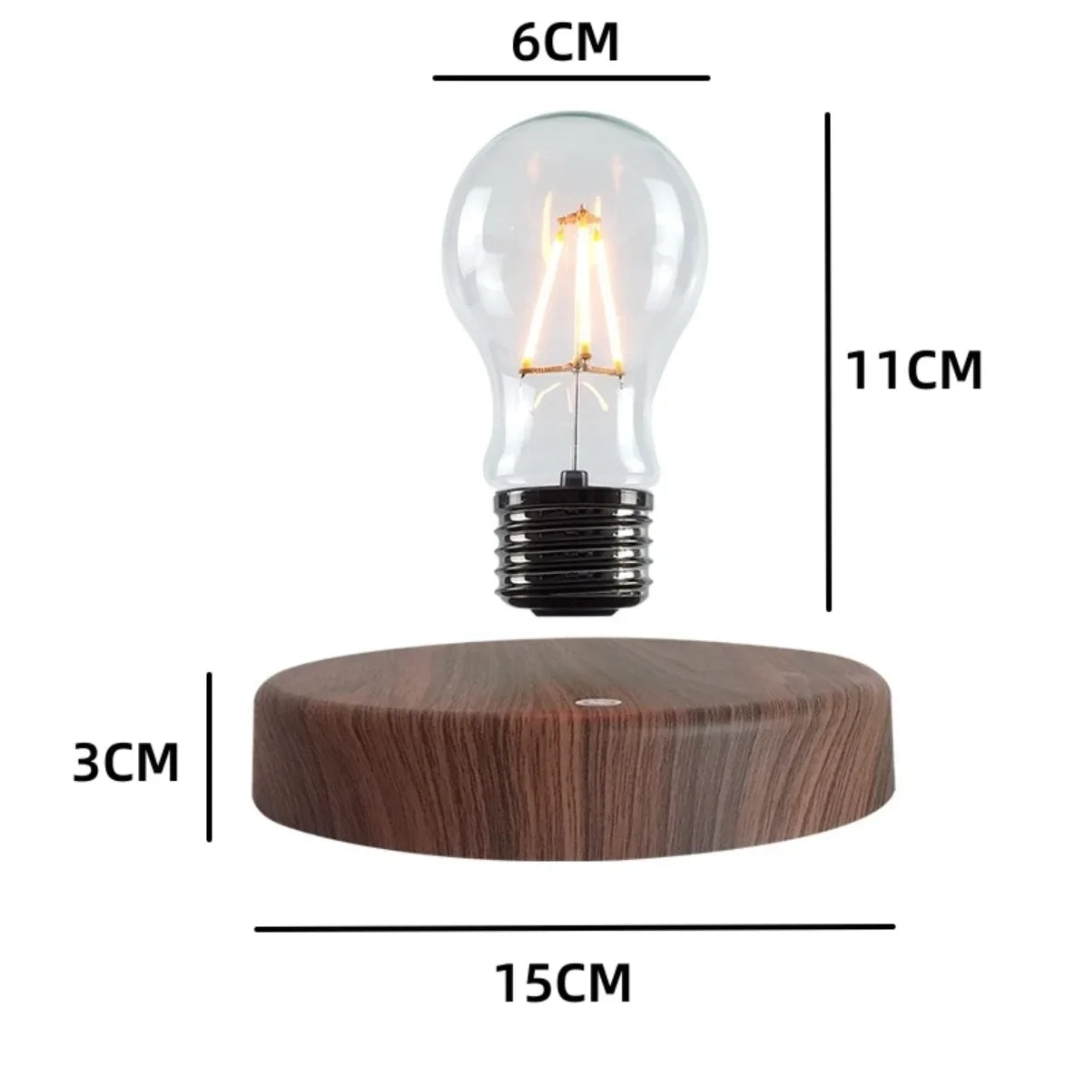 Candeeiro de mesa LED Flutuante Lysa com Levitação Magnética
