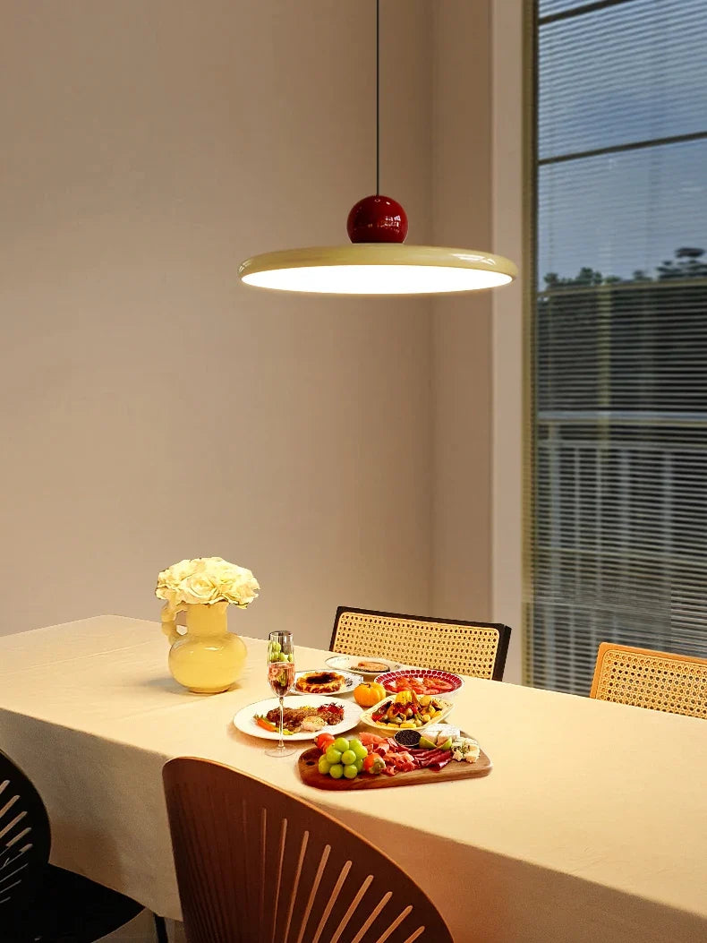Veya – Candeeiro suspenso para sala, quarto ou cozinha colorido de estilo Bauhaus