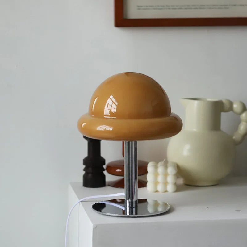 Teodor – Candeeiro de mesa em forma de cogumelo para sala e quarto
