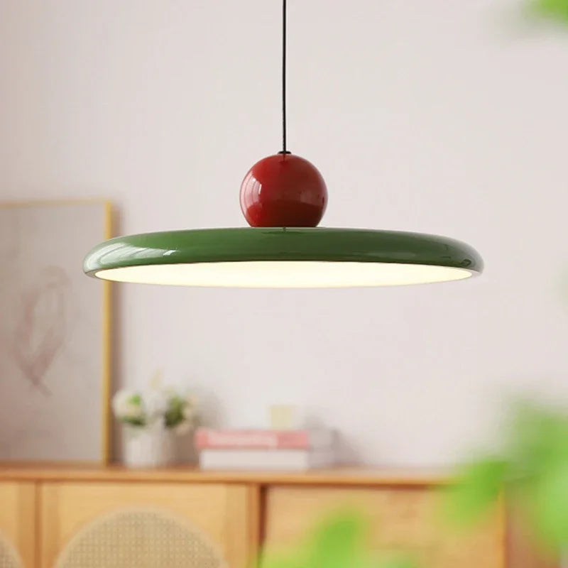 Veya – Candeeiro suspenso para sala, quarto ou cozinha colorido de estilo Bauhaus