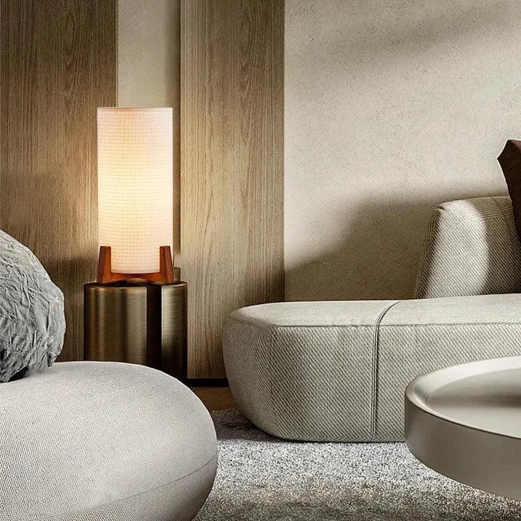Coleção de candeeiros de pé e de mesa Hazel para sala e quarto