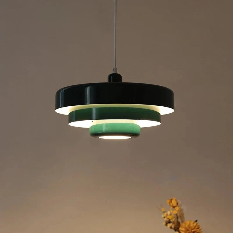 Aksel - Candeeiro suspenso retro cor de laranja,para sala, quarto, cozinha- mobiliário Bauhaus
