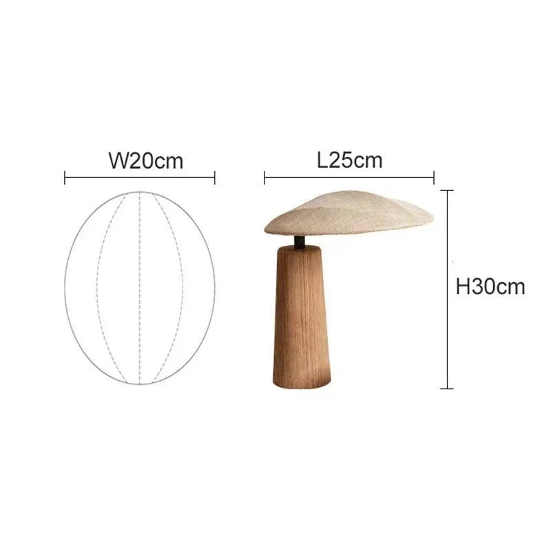 Candeeiro de mesa Soren para sala ou quarto