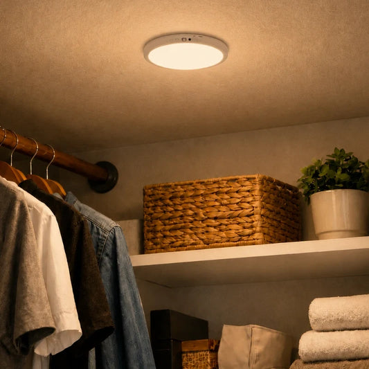 Luz de teto EasyStick™ com sensor de movimento