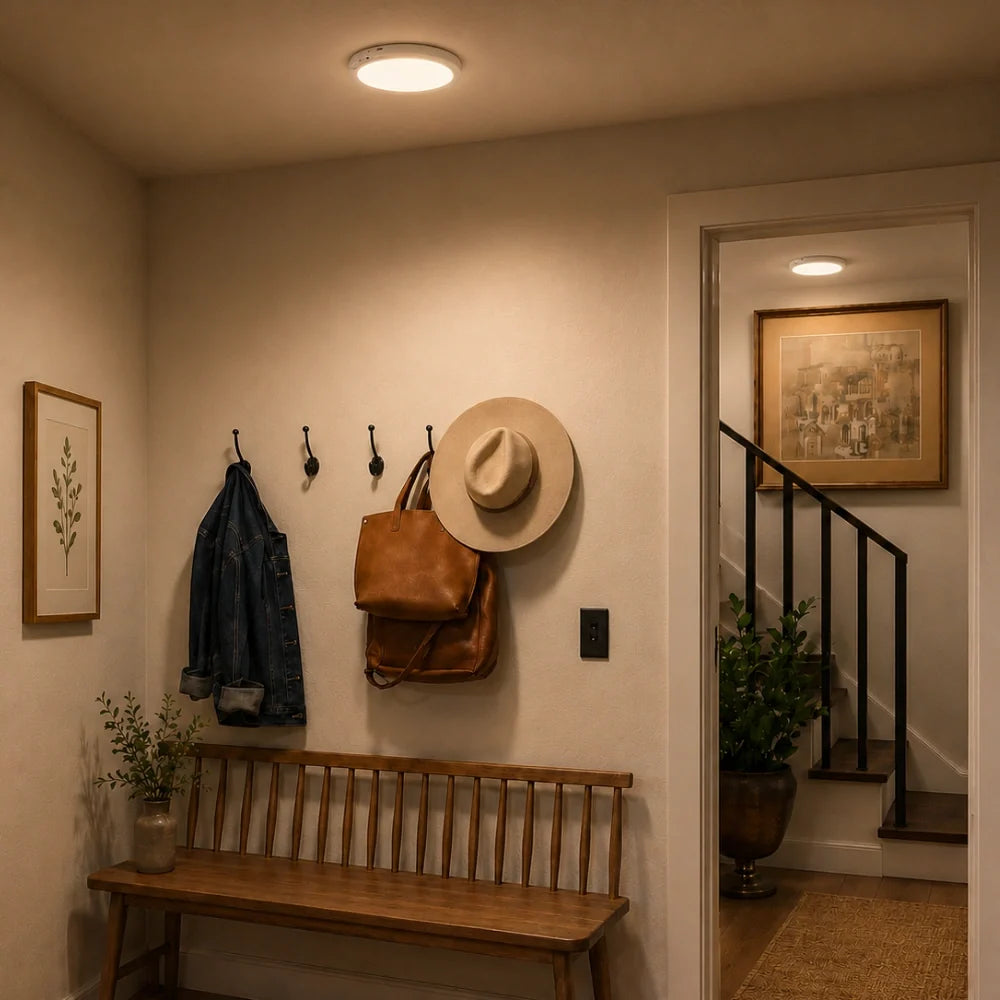 Luz de teto EasyStick™ com sensor de movimento