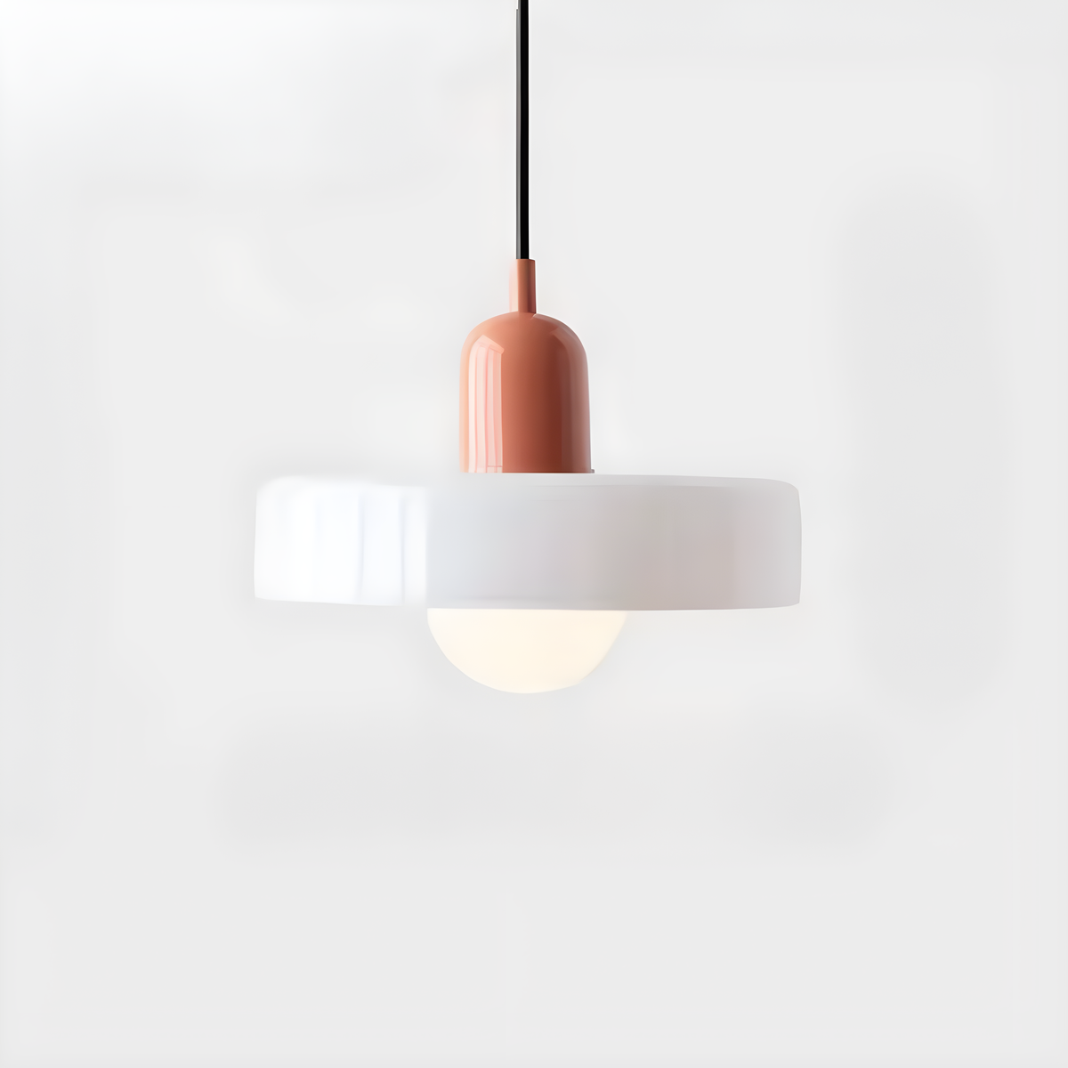 Kalle - Candeeiro suspenso de vidro para sala e cozinha, mobiliário Bauhaus