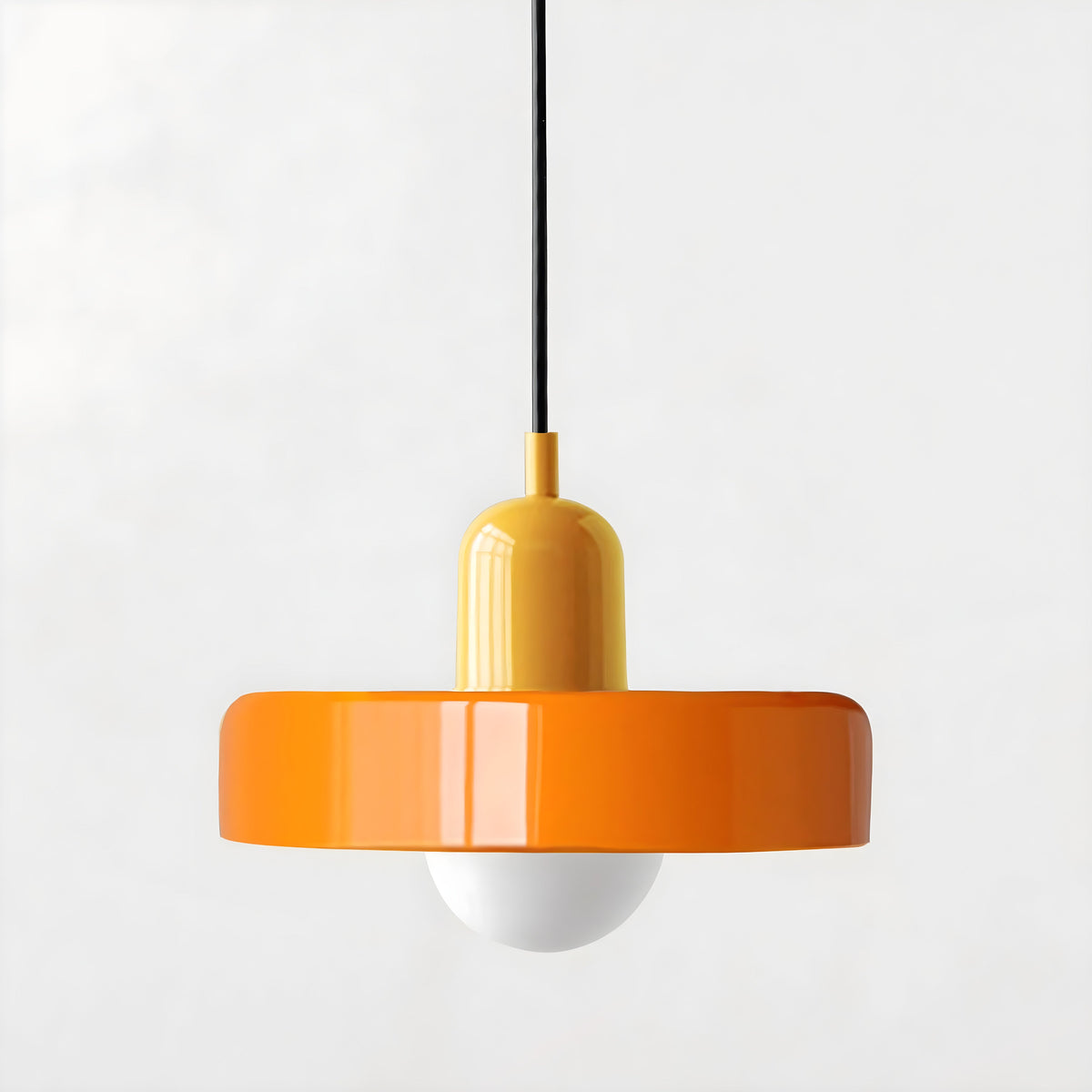 Kalle - Candeeiro suspenso de vidro para sala e cozinha, mobiliário Bauhaus