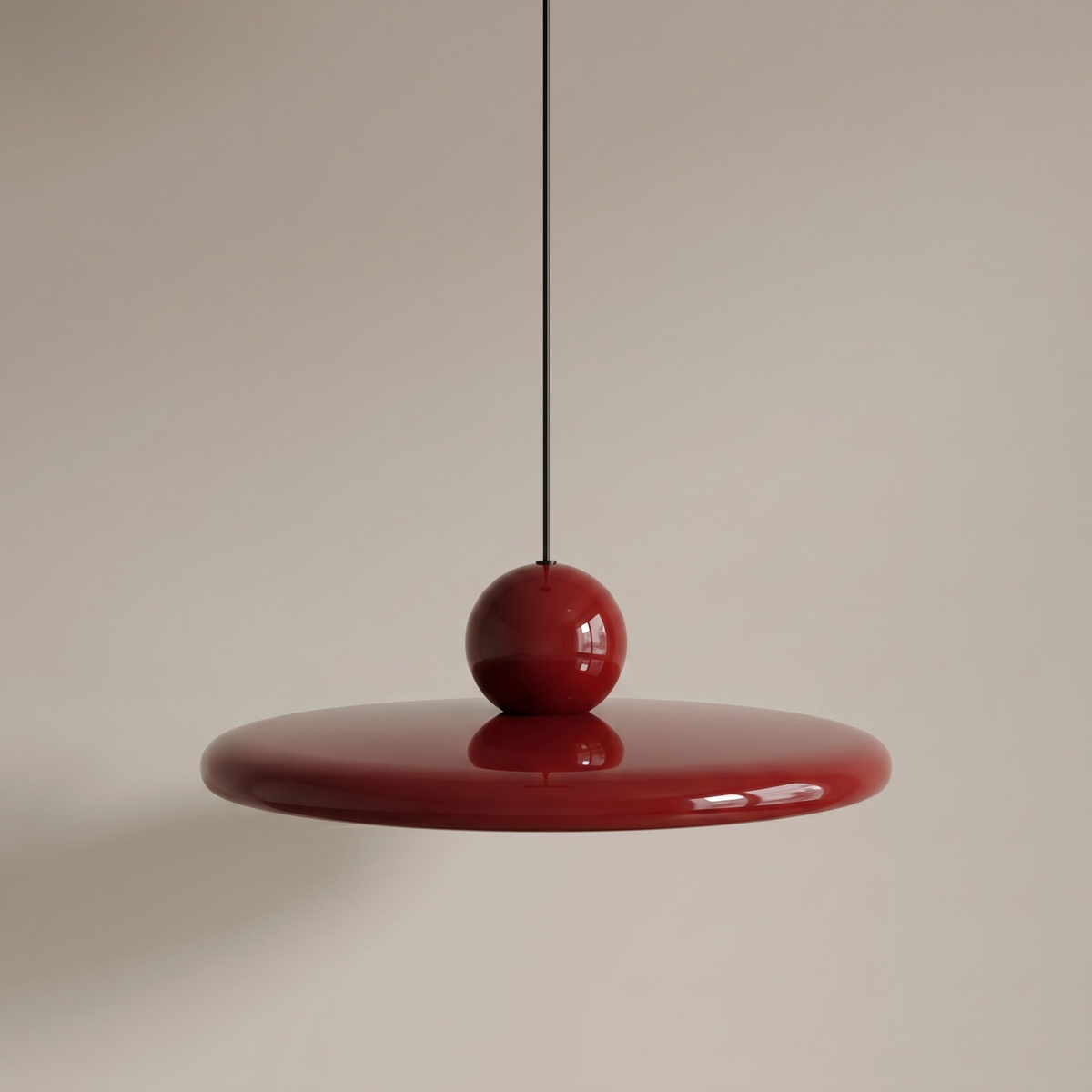 Veya – Candeeiro suspenso para sala, quarto ou cozinha colorido de estilo Bauhaus