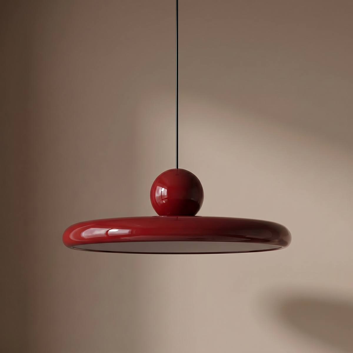 Veya – Candeeiro suspenso para sala, quarto ou cozinha colorido de estilo Bauhaus