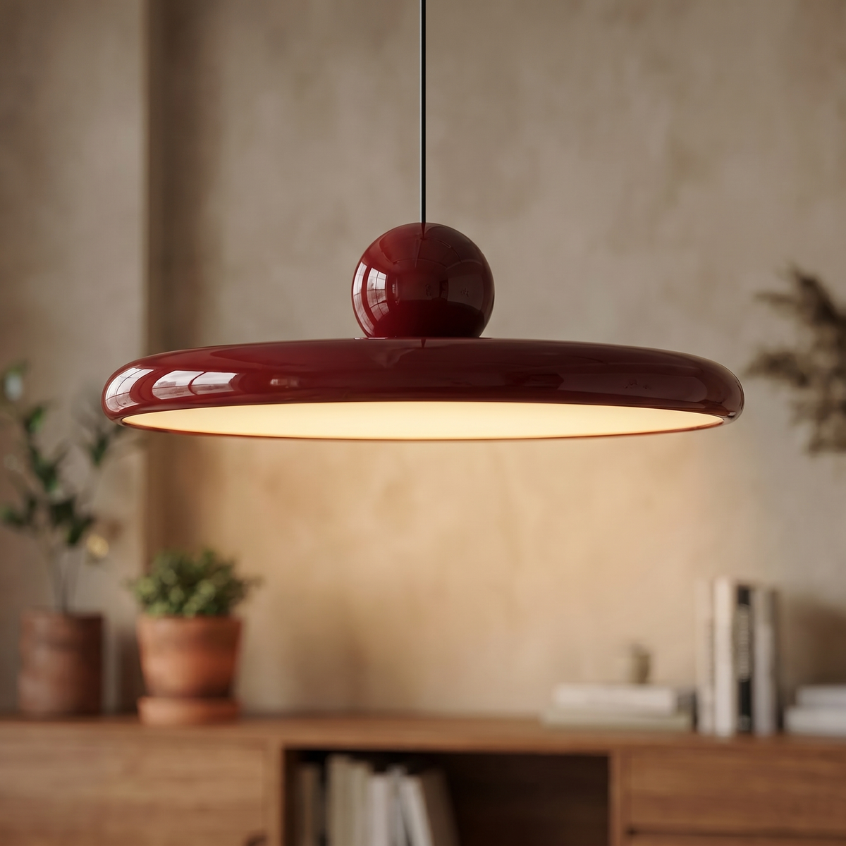 Veya – Candeeiro suspenso para sala, quarto ou cozinha colorido de estilo Bauhaus