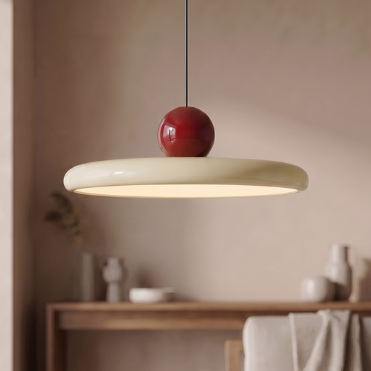 Veya – Candeeiro suspenso para sala, quarto ou cozinha colorido de estilo Bauhaus