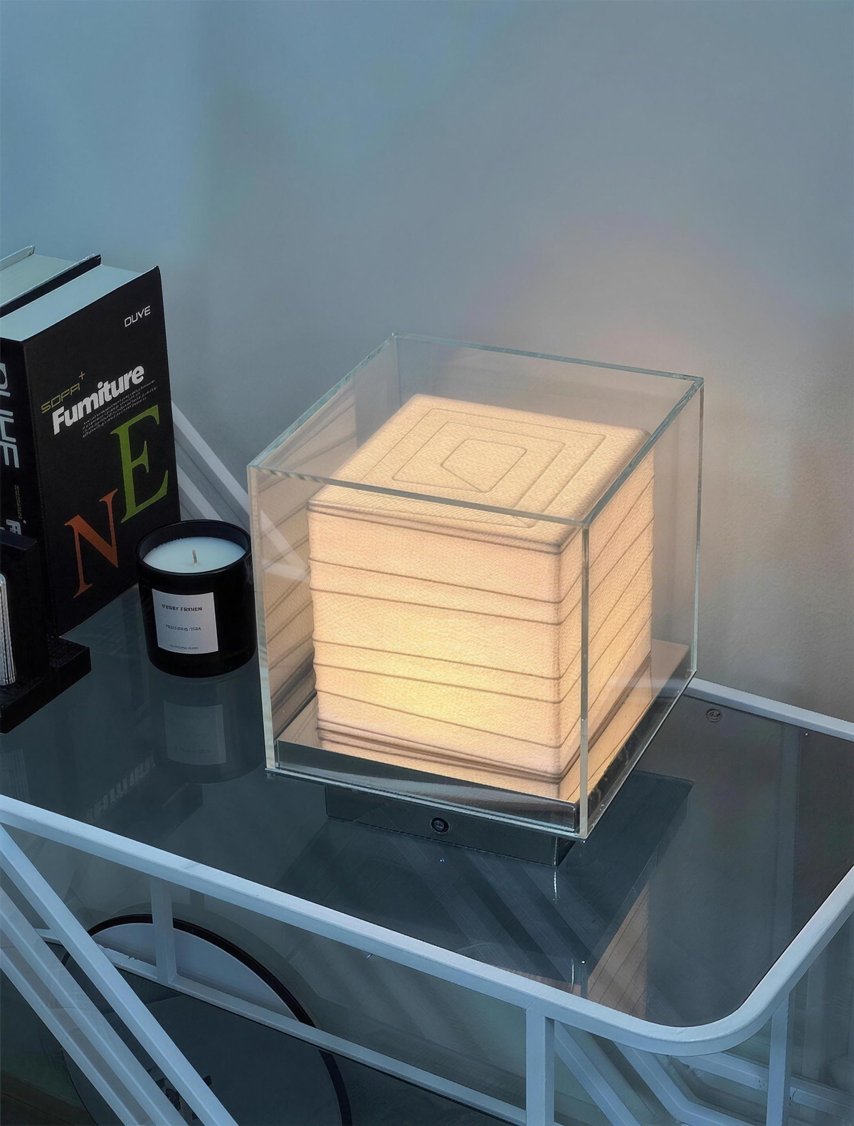 Candeeiro de mesa Kumo para sala e quarto
