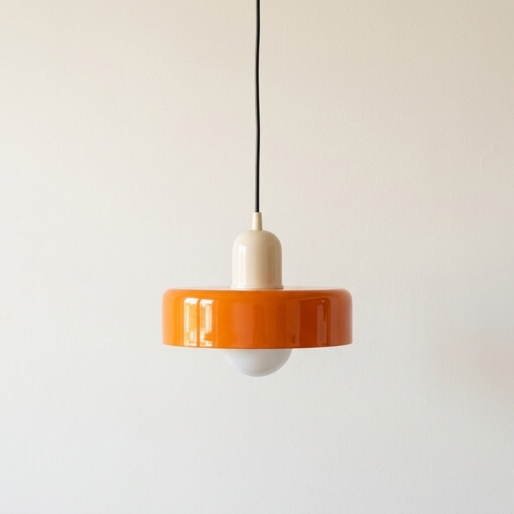 Kalle - Candeeiro suspenso de vidro para sala e cozinha, mobiliário Bauhaus