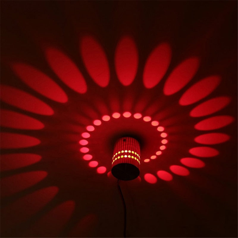 Luz de teto em espiral