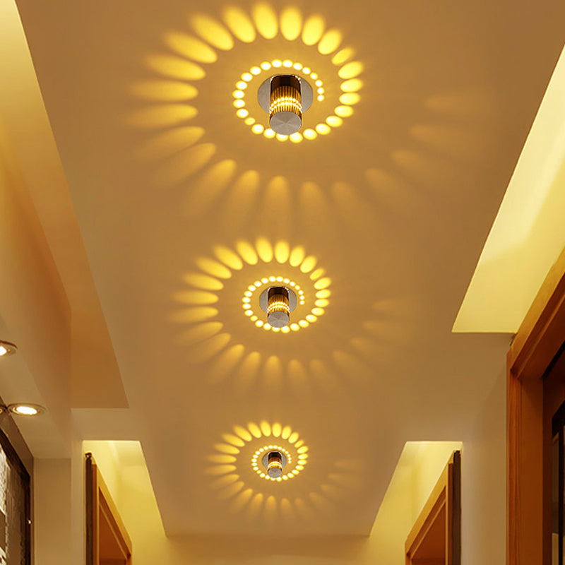 Luz de teto em espiral