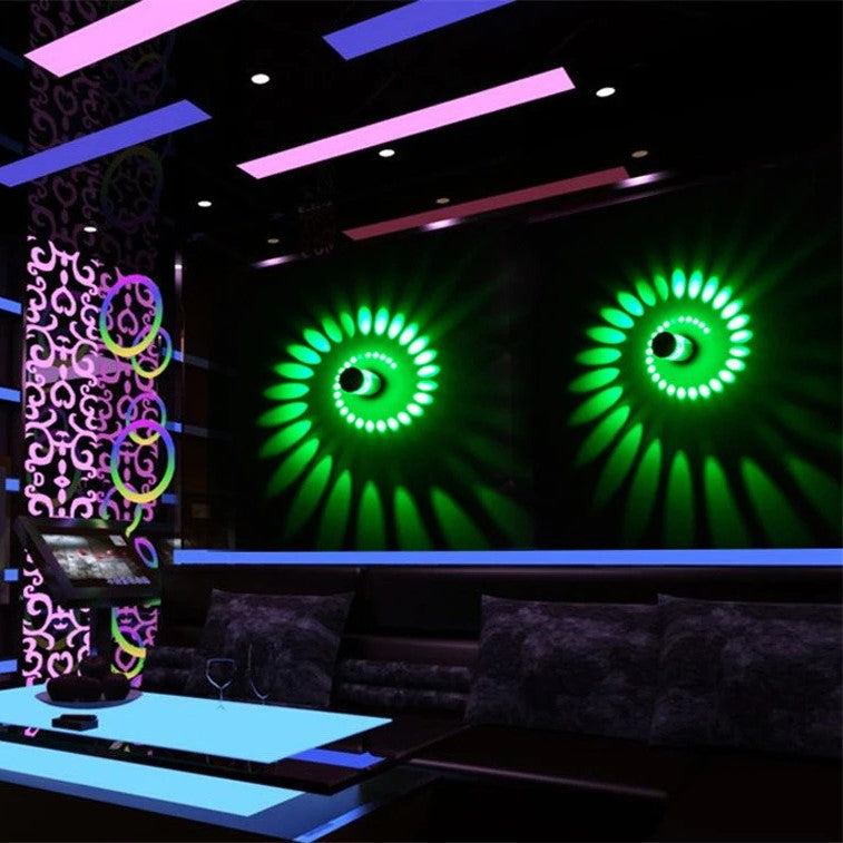 Luz de teto em espiral